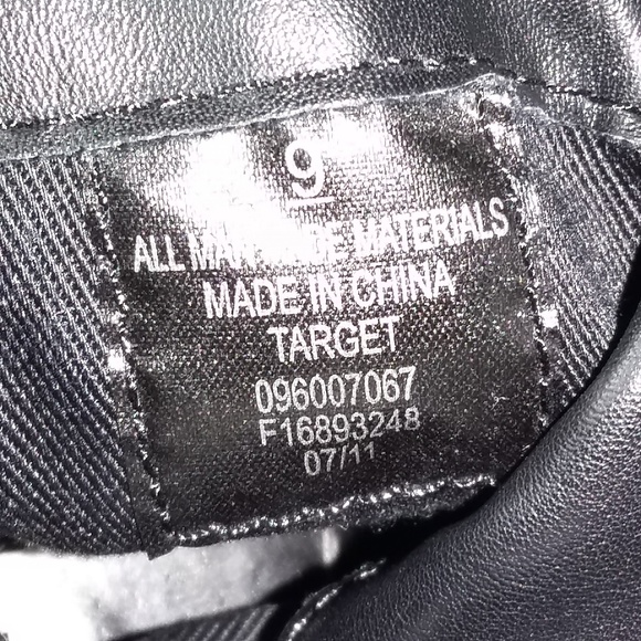 Xhilaration Faux Leather Vegan Slouchy Booties - Picture 6 of 6